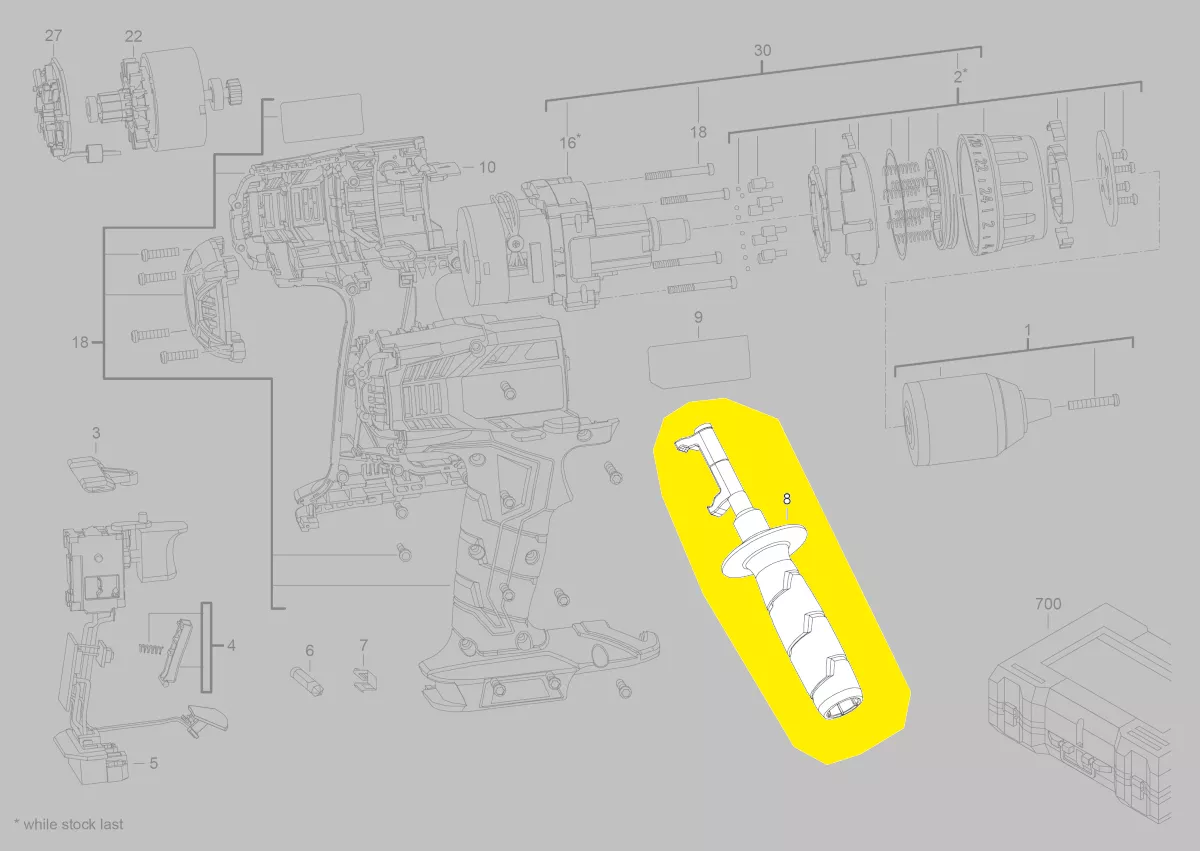 Poignée supplémentaire réf. 4931441329 AEG